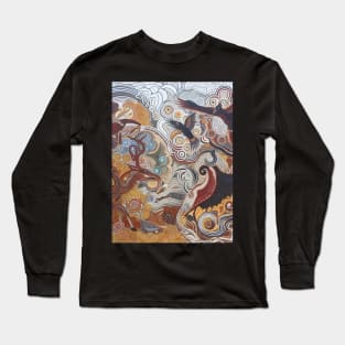 Explore the Cultural Depth: Australian Aboriginal Art and Unique Visual Traditions Long Sleeve T-Shirt